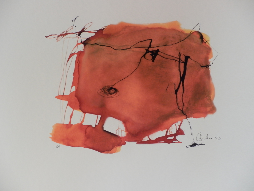 ARTURO Zeefdruk ABSTRACT Handgesigneerd kopen? Bied vanaf 1!