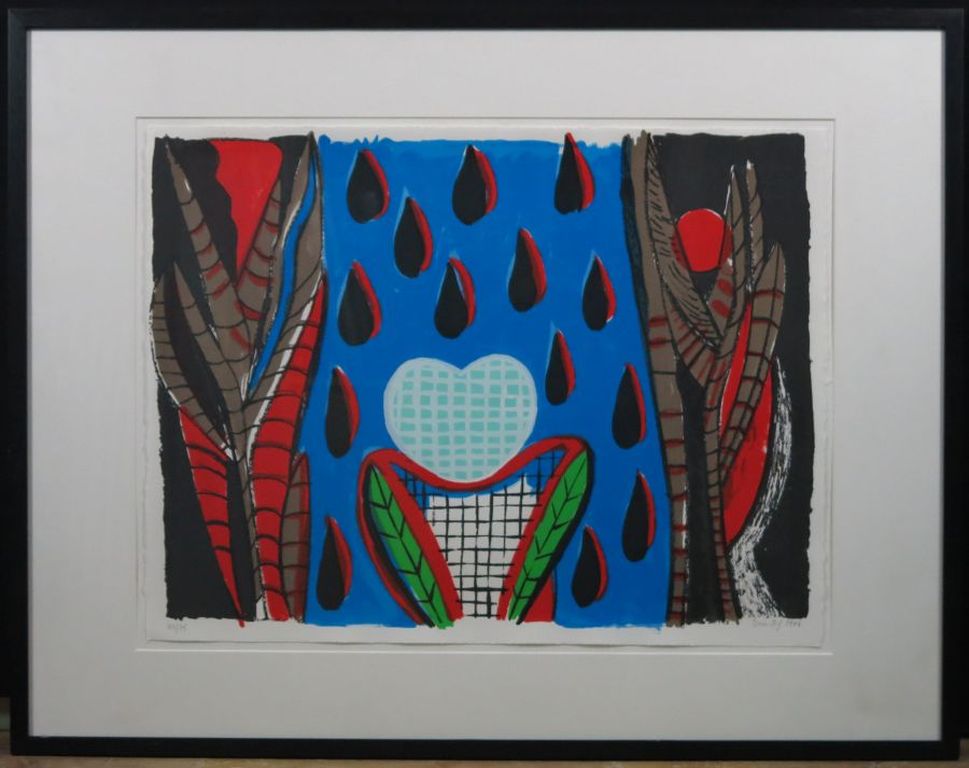 Dora Dolz: Litho, Zonder titel - Ingelijst kopen? Bied vanaf 50!