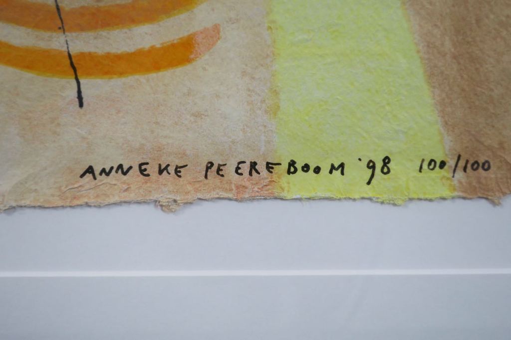 Anneke Peereboom: Zeefdruk, Luce del Giorno III - Ingelijst kopen? Bied vanaf 35!
