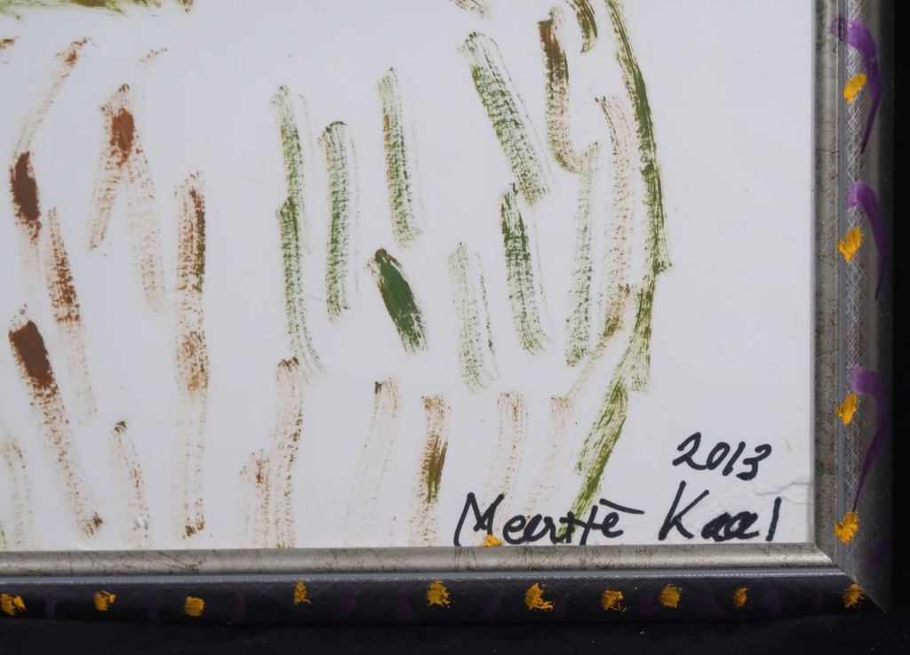 Meertje Kaal: Olieverf, Zonder titel - Ingelijst kopen? Bied vanaf 1!
