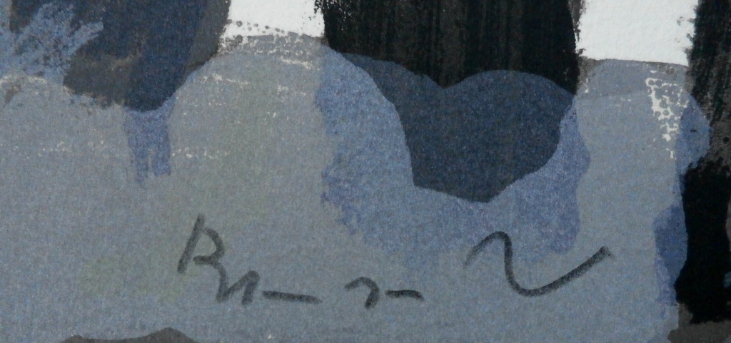 Bram van Velde -  5 kleuren litho: 262 (Maeght) - gesigneerd - 1977 kopen? Bied vanaf 225!