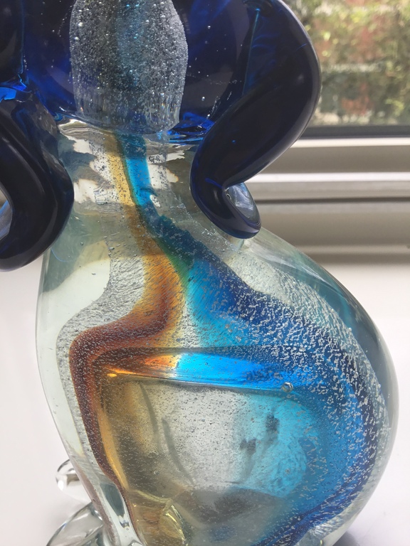 Murano glas,Pluto,sommerso en incalmo met zilver 999 kopen? Bied vanaf 40!