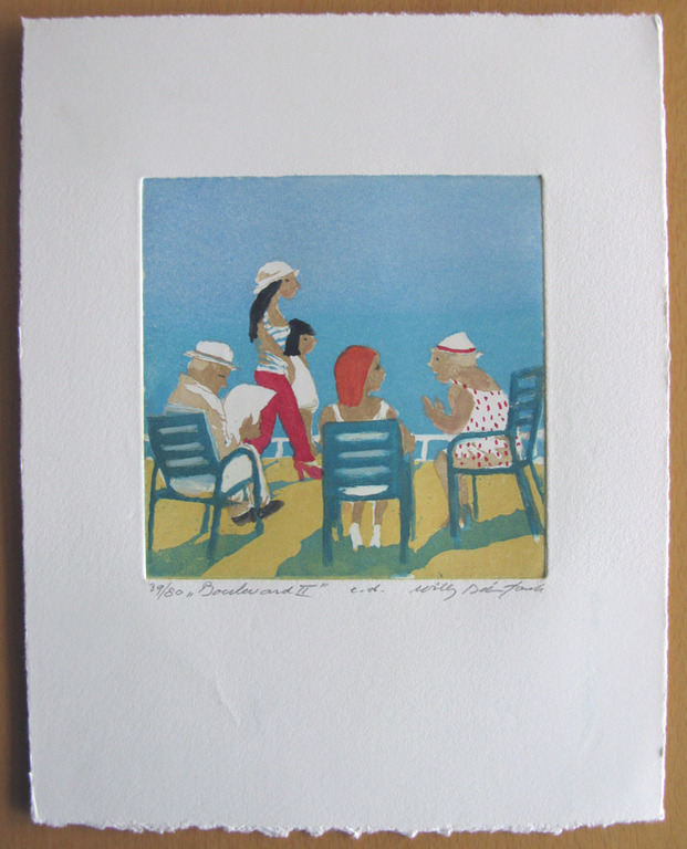 Willy Belinfante - BOULEVARD II - kleurets kopen? Bied vanaf 1!