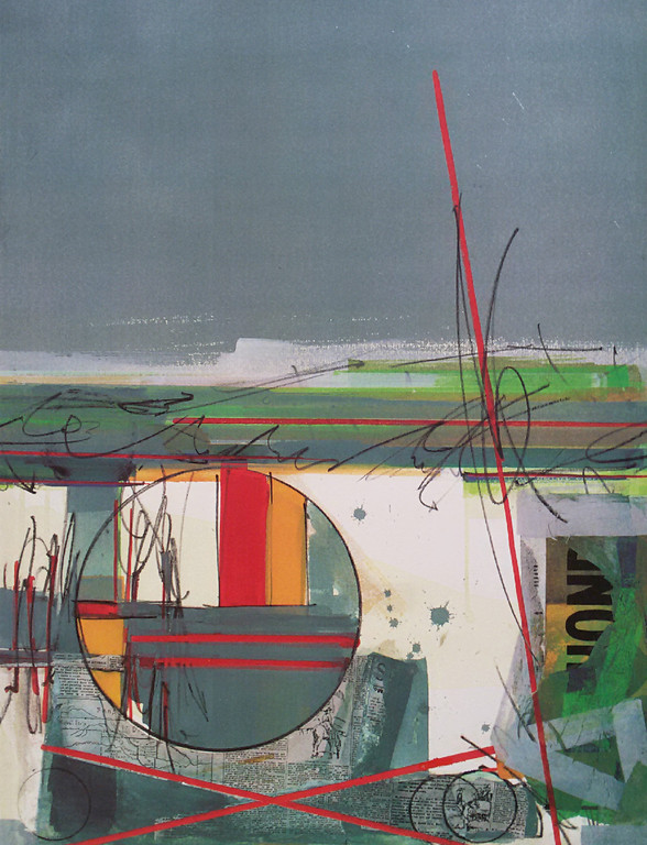 Sam Middleton - Compositie, litho verkocht voor € 55!