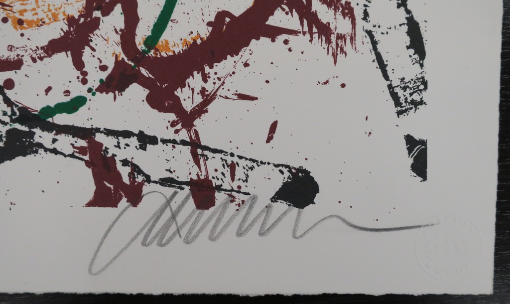 Arman: Zeefdruk, Melodie brossee I kopen? Bied vanaf 120!