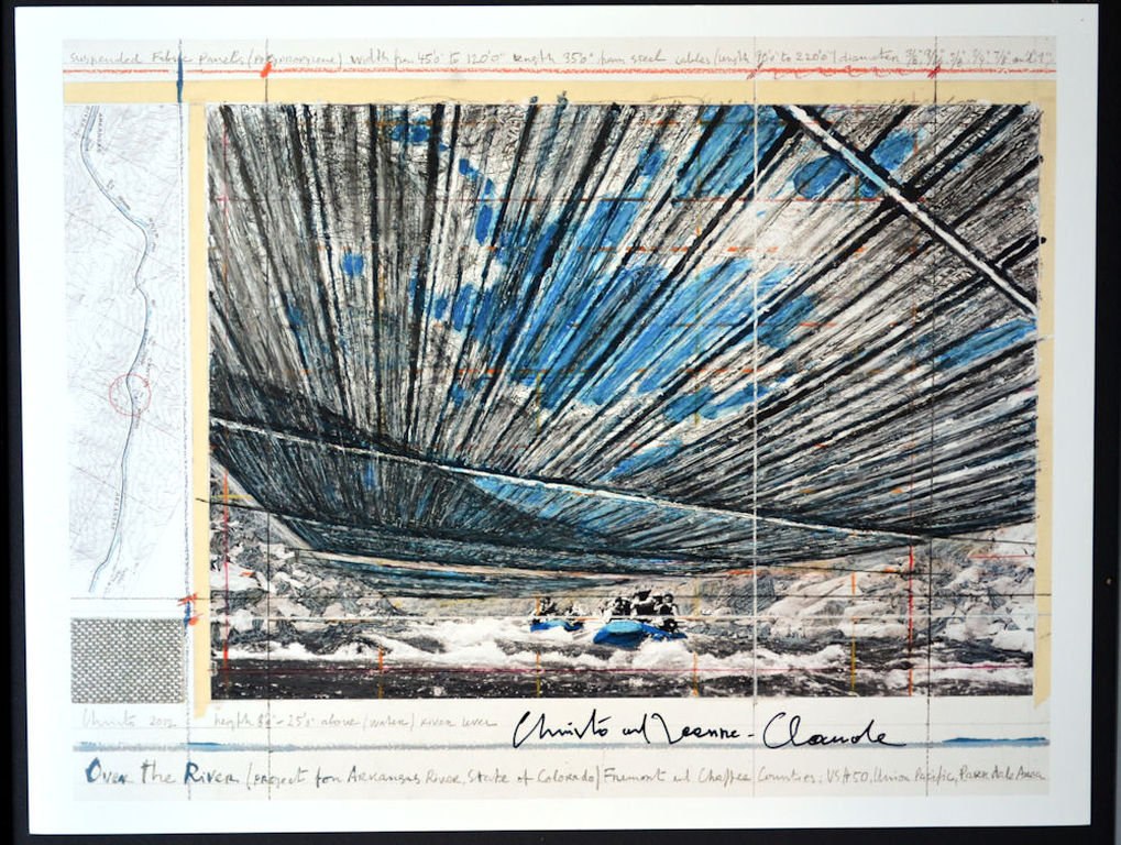 twee offset Prints- Pont Neuf en Over The River- beiden handgesigneerd kopen? Bied vanaf 80!