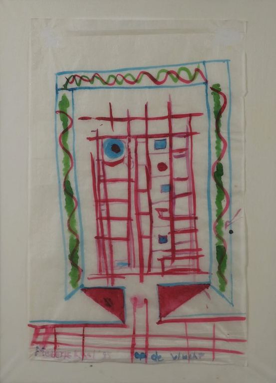 Meertje Kaal: Aquarel op rijstpapier, Op de vlucht - Ingelijst kopen? Bied vanaf 1!