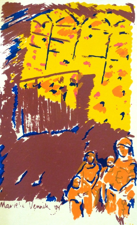 Marieke Vennik, zeefdruk, 1994 kopen? Bied vanaf 1!