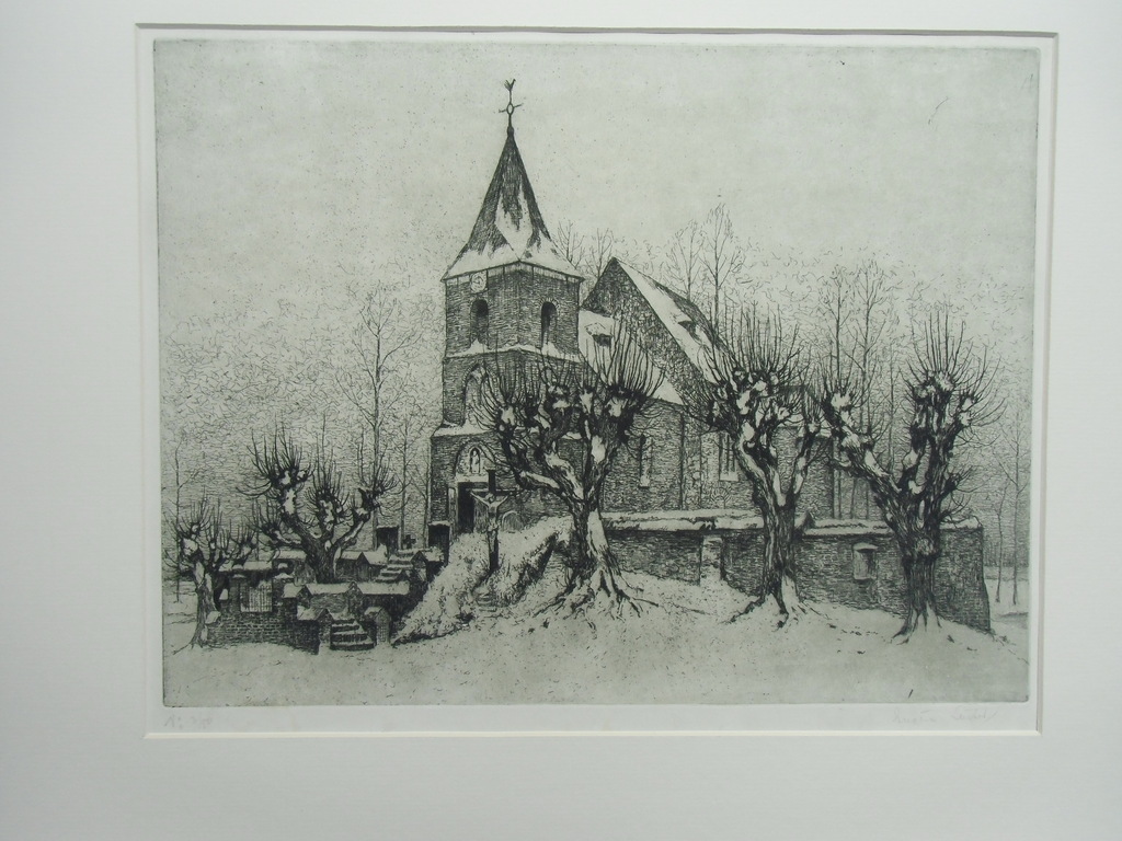 KERKJE VAN ASSELT  ///   ETS MET AQUATINT VAN EUGENE LÚCKER kopen? Bied vanaf 70!