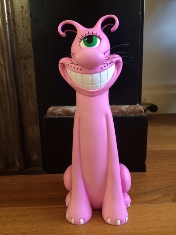 Kenny Scharf Popart Cateyeguy multiple verkocht voor € 85!
