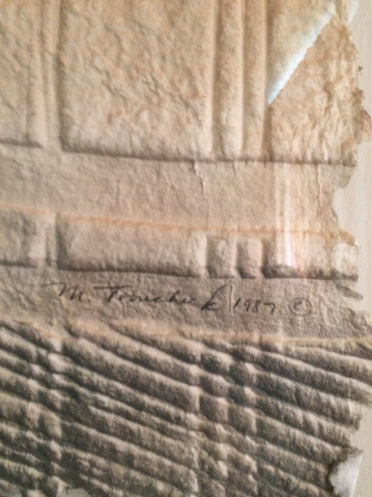  Marjorie Tomchuk, Titel: Eterna I en II. Techniek: Embossings on handmade paper kopen? Bied vanaf 50!
