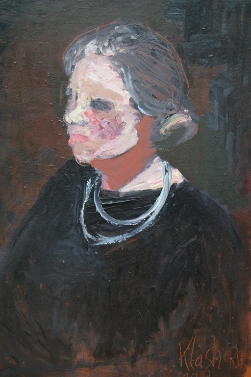 Peter Klashorst (1957) - olieverf op doek - vrouwenportret kopen? Bied vanaf 295!