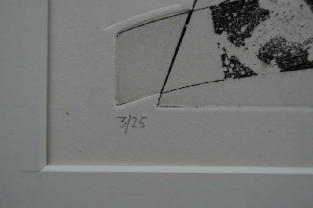 Harry Agema - gesigneerde ets - handlijncompositie kopen? Bied vanaf 15!