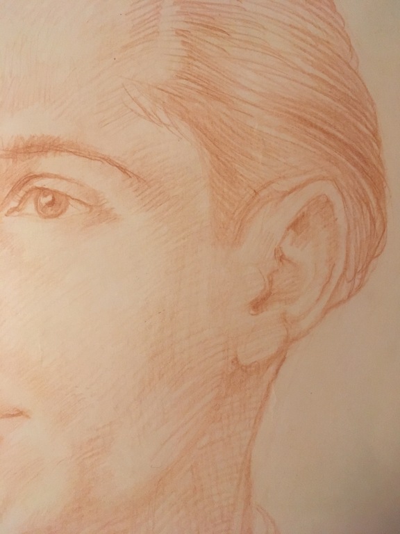 Onbekende Kunstenaar - Portret 1946 gesigneerd. kopen? Bied vanaf 1!