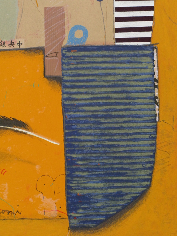 COLE MORGAN | groot abstract werk uit 1997 (PERFECTE staat en GEFRAMED) kopen? Bied vanaf 400!