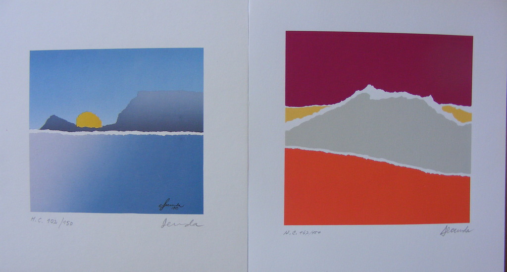 Arthur Secunda, set van 2 originele grafieken, handgesigneerd! kopen? Bied vanaf 55!