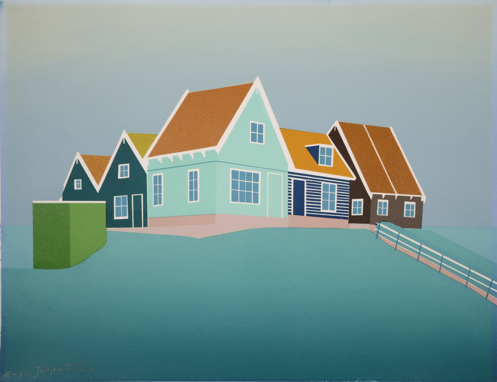 Jurjen Fontein: Zeefdruk, Hollands Dorp kopen? Bied vanaf 1!