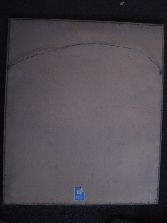 Prachtig GROOT gesigneerd "Grootveld 1949" stilleven van rode potplant Begonia?  kopen? Bied vanaf 1!