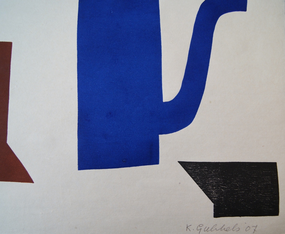 Klaas Gubbels houtdruk uit 2007. kopen? Bied vanaf 375!