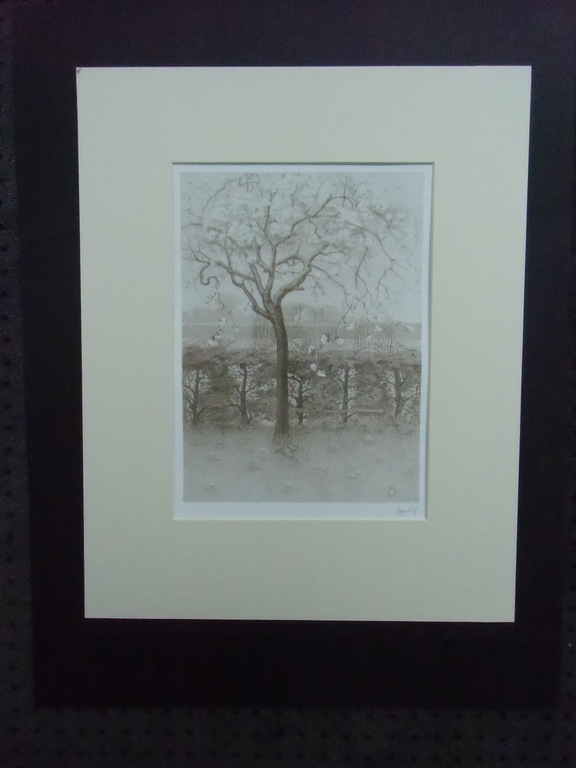 BOOMPJE IN BLOEI   ///   LITHO VAN SIMON MOULIJN kopen? Bied vanaf 60!