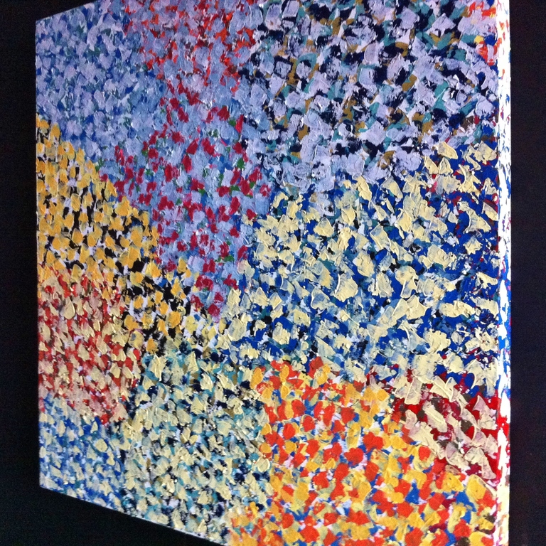 "Milles + 1 Fleurs " John Foppen - Olie/Acryl.- 3D Canvas - Gesign.- Unica. kopen? Bied vanaf 149!