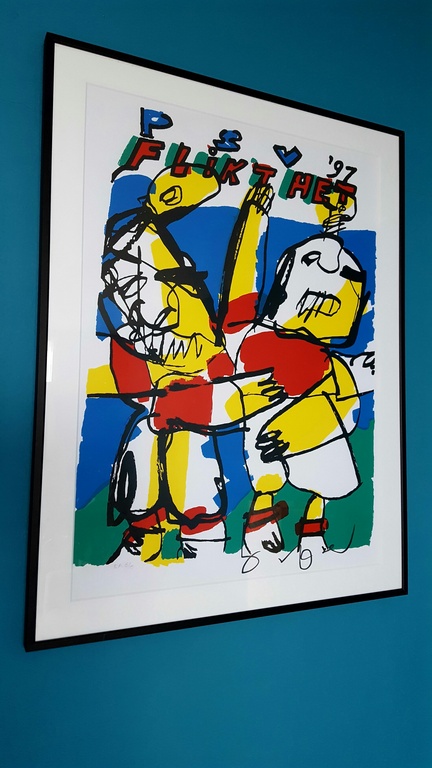 Herman Brood: zeefdruk, PSV flikt het verkocht voor € 240!