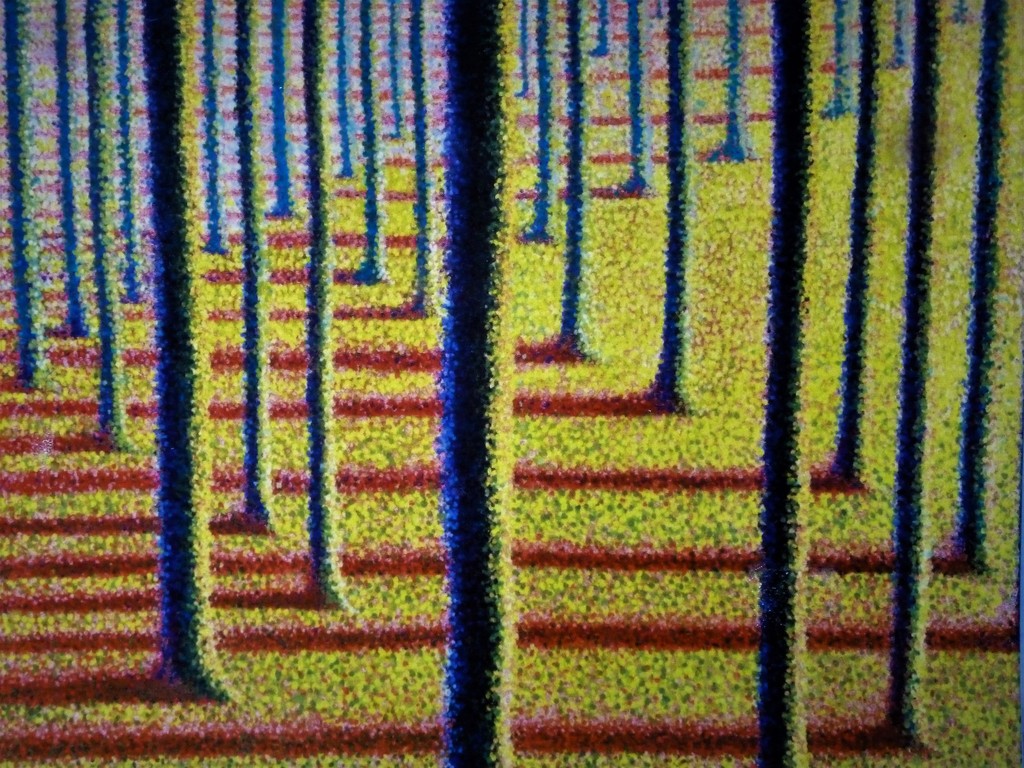 Frank Hutchison: wandbord keramiek. "Bomenlaan" kopen? Bied vanaf 20!