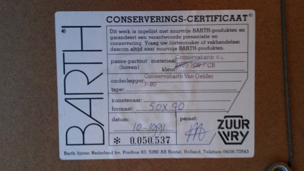 Henk Pieterse (1955) - gouache op papier kopen? Bied vanaf 45!