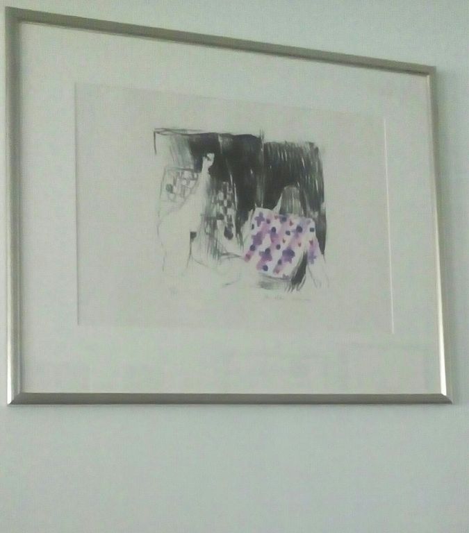 Jan-Peter van Opheusden, litho: 'Verleiding' - Ingelijst kopen? Bied vanaf 55!