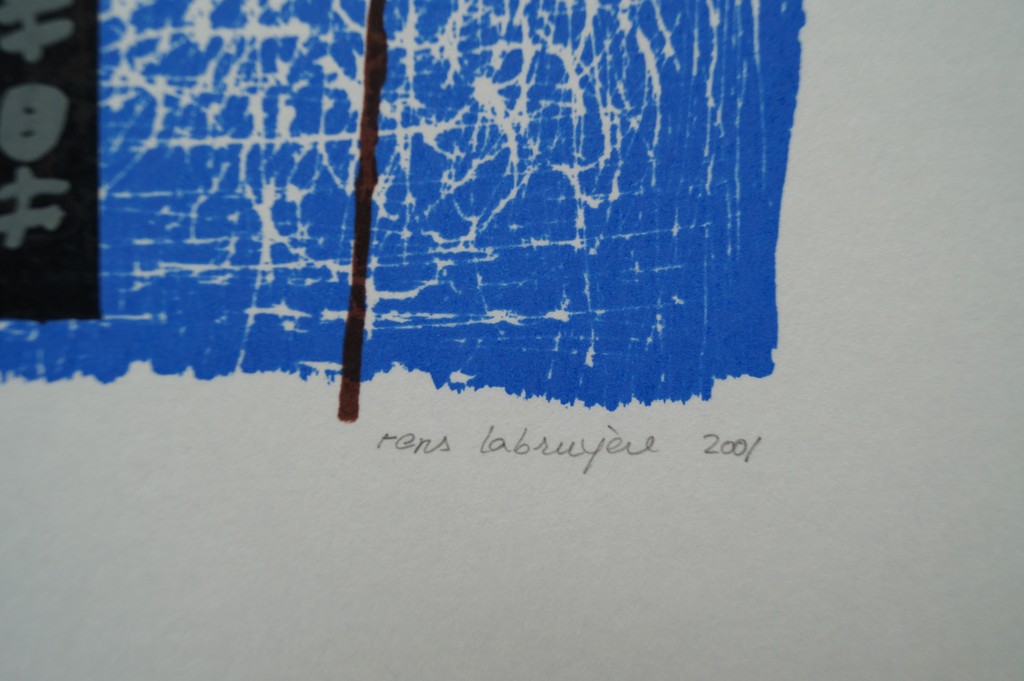 Rens Labruyère - gesigneerde zeefdruk - 10 ex. kopen? Bied vanaf 1!