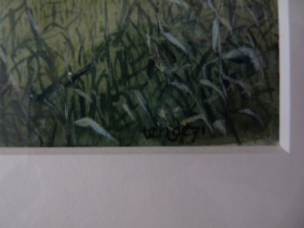 BOB TENGE  (1934)   AQUAREL    "EEN DAGJE UIT" kopen? Bied vanaf 160!