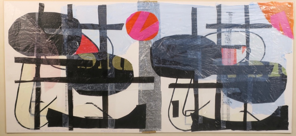 Meertje Kaal: Collage, De zwarte Homerische boten van Odysseus - Ingelijst  kopen? Bied vanaf 1!