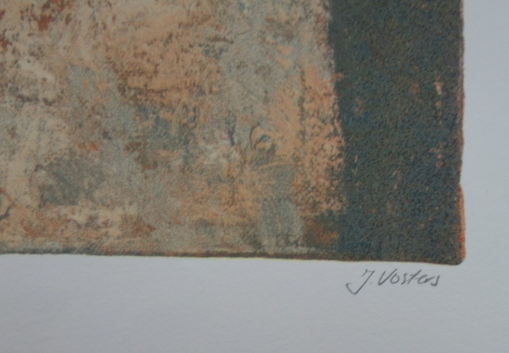 Jan Vosters: Zeefdruk, Verleden Tijd kopen? Bied vanaf 30!