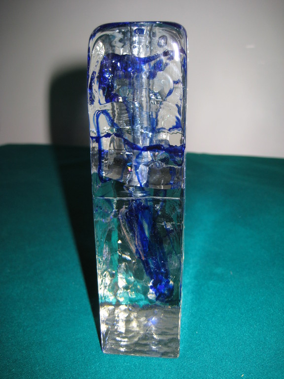 Marsberger Glaswerke Ritzenhoff - Glazen Solifleur met blauw kopen? Bied vanaf 1!