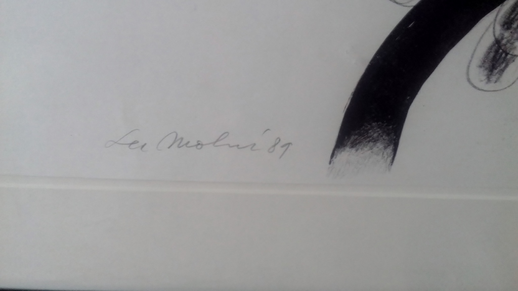 Lei Molin: Zeer groot formaat zeefdruk zonder titel uit 1989 kopen? Bied vanaf 275!