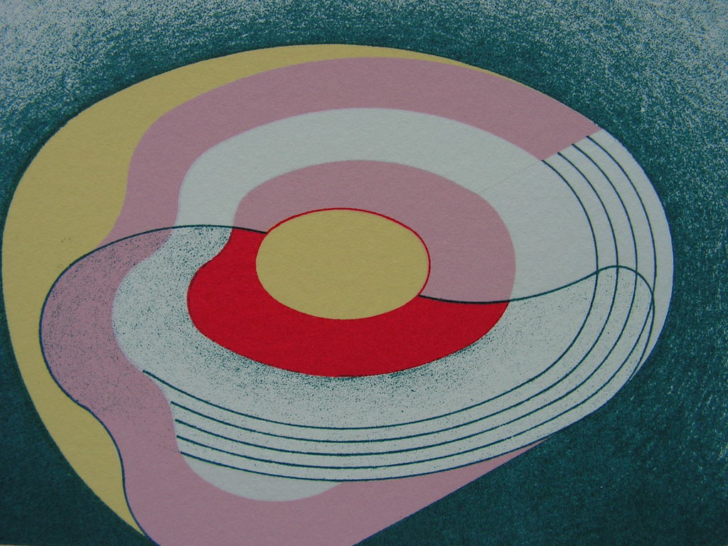 Bert Boogaard  -  zeefdruk  -  compositie kopen? Bied vanaf 1!