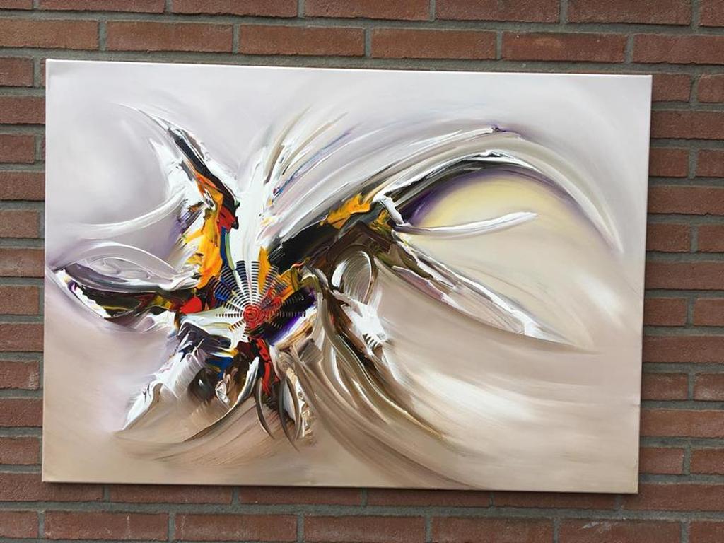 Gena - Abstract - Acrylverf op doek - 2017 - Gesigneerd kopen? Bied vanaf 150!