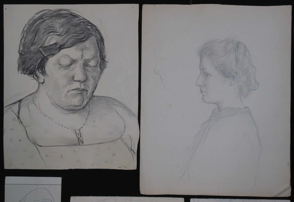 Harm Kamerlingh Onnes: 6 Tekeningen, o.a. Schoolmeisjes in gymnastiekzaal kopen? Bied vanaf 1!