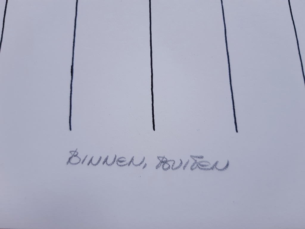 Carmi Butteling - Carmi Butteling - Binnen, buiten - zeefdruk kopen? Bied vanaf 30!
