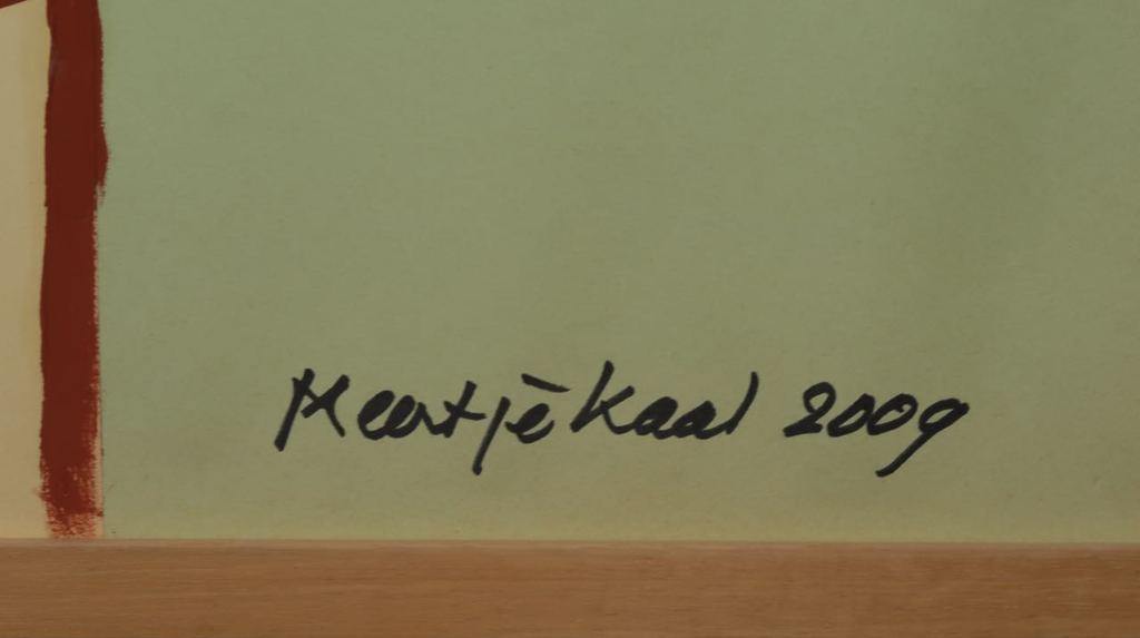 Meertje Kaal: Olieverf en collage op papier,  kopen? Bied vanaf 1!