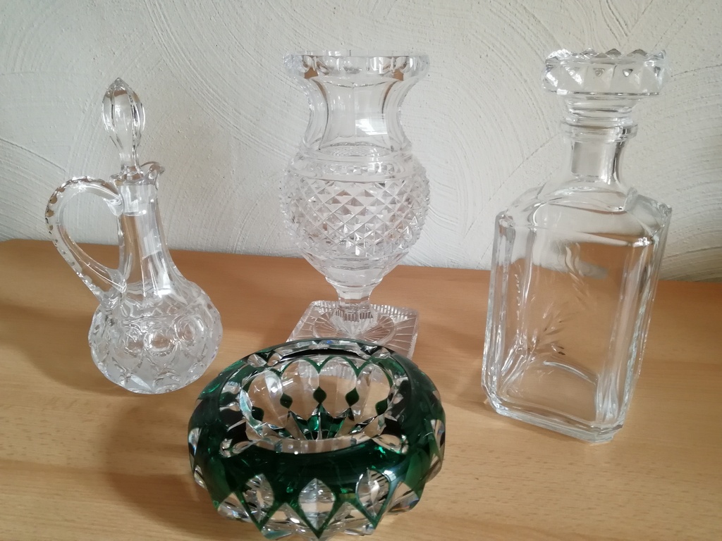 prachtig lotje kristal waaronder Val Saint Lambert kopen? Bied vanaf 1!