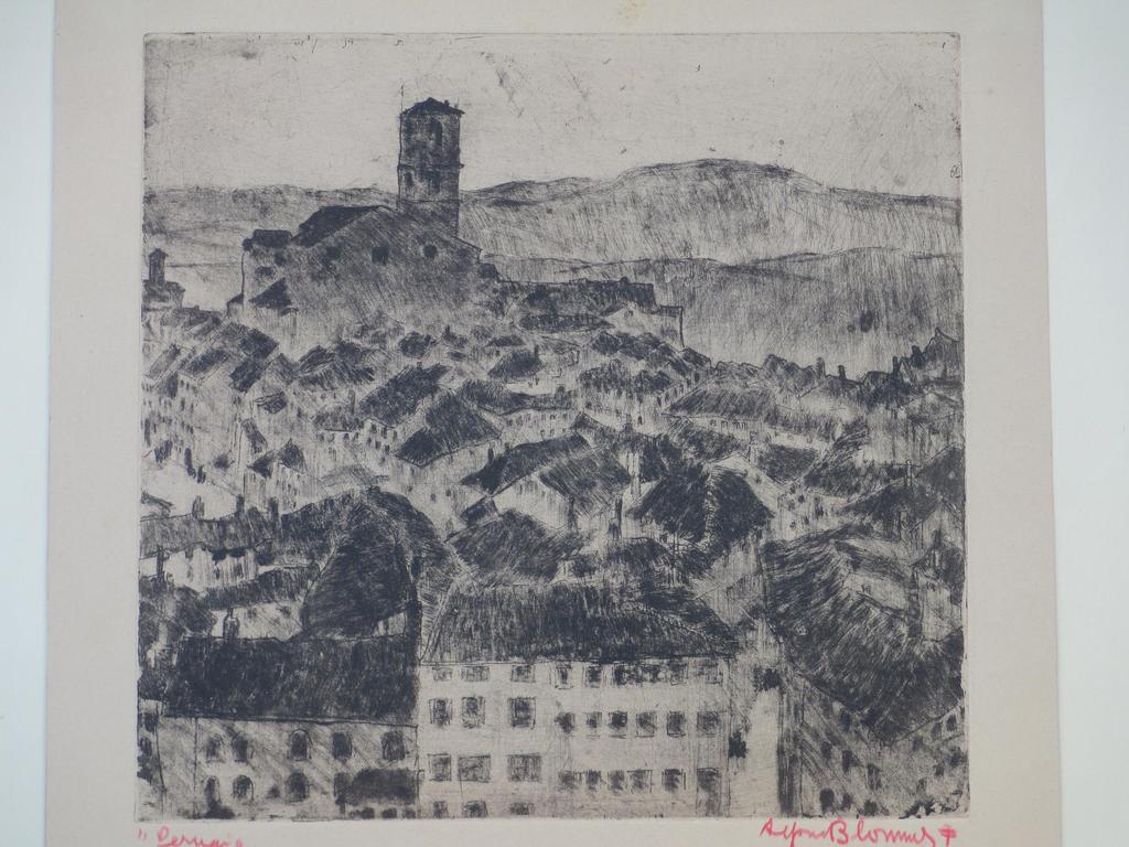 Alfons Blomme, Perugia, Ets verkocht voor € 40!