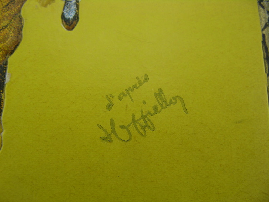 Leonetto Cappiello. Zeer luxe Etalage/prijskaart. Litho-reliëfdruk. 1922. kopen? Bied vanaf 109!