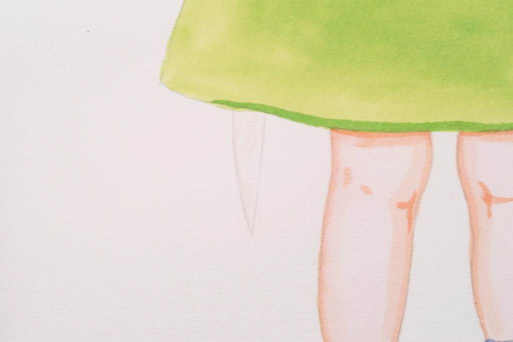 Jacquelyn Tough: Aquarel, Zonder titel kopen? Bied vanaf 40!