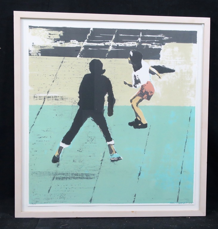 Koen Vermeule: Zeefdruk, Z.T. - Ingelijst verkocht voor € 100!