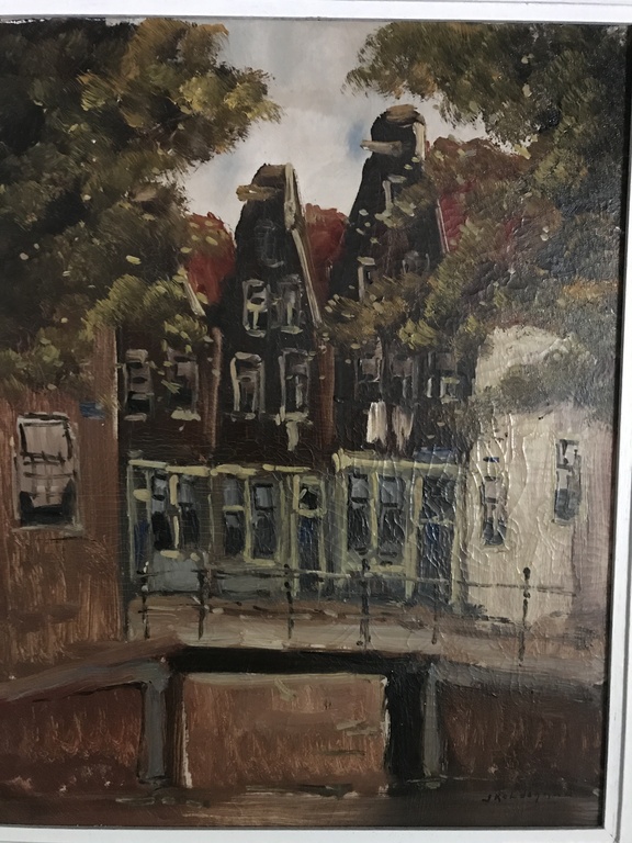 Olieverf Op Doek - Bloemgracht Amsterdam  kopen? Bied vanaf 75!