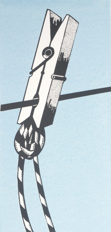 Heinz Falke: Zeefdruk, Wasknijper  kopen? Bied vanaf 20!