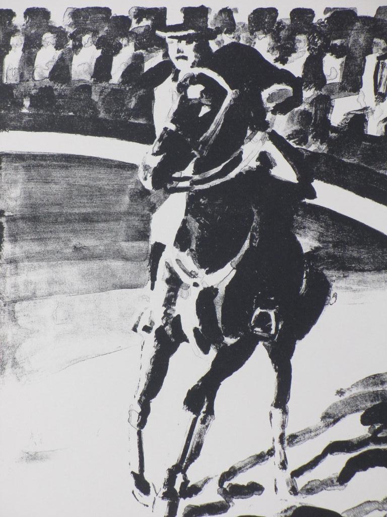 Kees Maks, Hogeschoolrijder, Litho kopen? Bied vanaf 45!