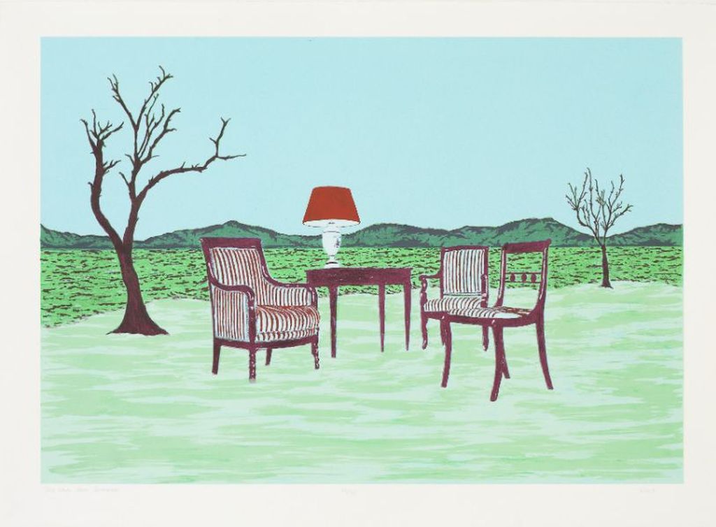 JOS van der SOMMEN Gr.Litho  IT,S EMPTY WITHOUT YOU Handgesigneerd uit 2002 verkocht voor € 45!