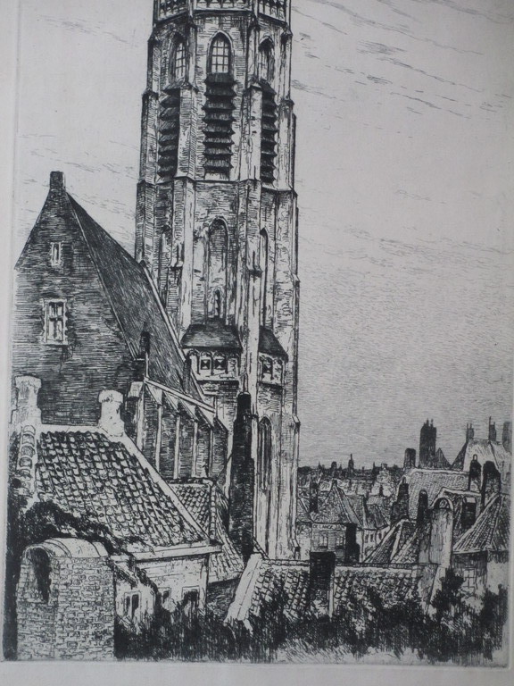 Eugene Lücker, Abdijtoren Middelburg, Ets kopen? Bied vanaf 1!